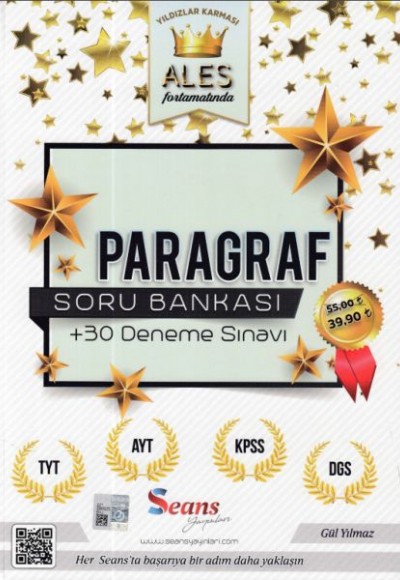 Seans Ales Formatında Paragraf Soru Bankası +30 Deneme Sınavı (Yeni)