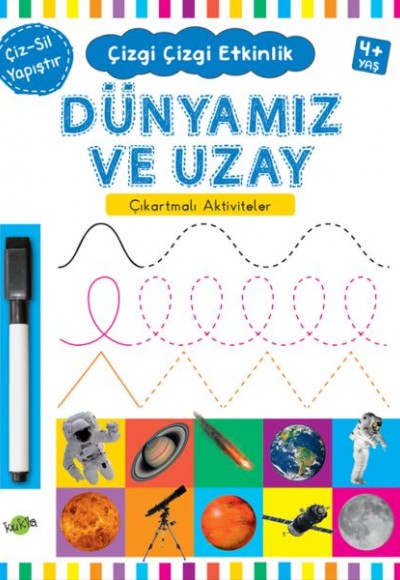 Çizgi Çizgi Etkinlik - Dünyamız ve Uzay (4+ Yaş)