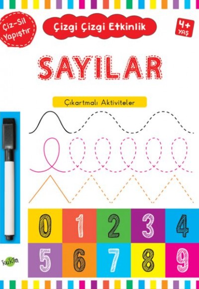 Çizgi Çizgi Etkinlik - Sayılar (4+ Yaş)