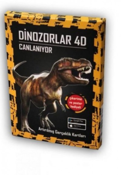 Dinozorlar 4D Canlanıyor - Artırılmış Gerçeklik Kartları