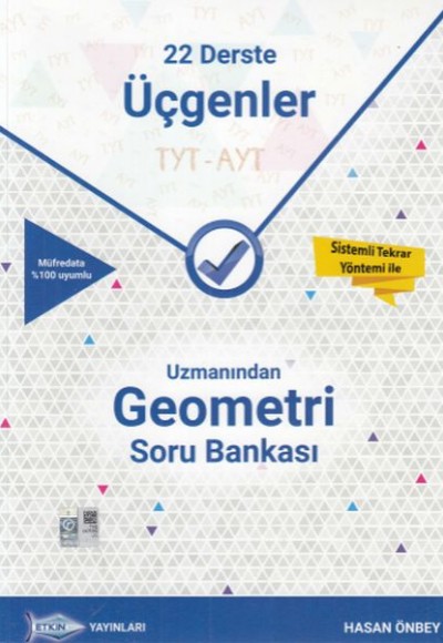 Etkin TYT - AYT Uzmanından Geometri Soru Bankası 22 Derste Üçgenler (36,00 TL)