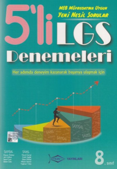 Etkin Yayınları 5'li LGS Denemeleri (35,00 TL)