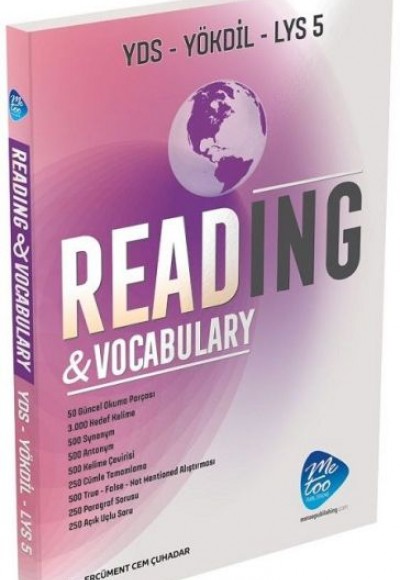 Me Too Publishing YDS Reading Vocabulary
