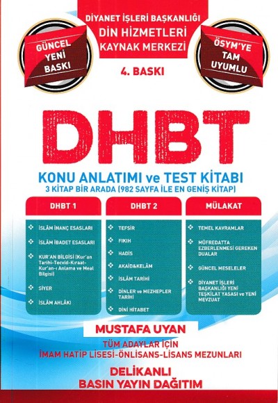 Din Hizmetleri Kaynak Merkezi Konu Anlatımı ve Test Kitabı Tüm Adaylar İçin