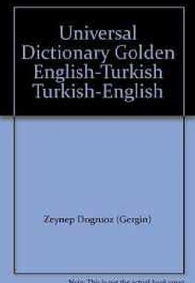 Golden Print Cep Sözlüğü / English-Turkish / Turkish-English (Plastik Kapak)