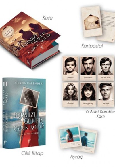 Kırmızı Güller Çabuk Solar 3 - Eve Dönüş Devrimi (Ciltli - Kutulu Set)