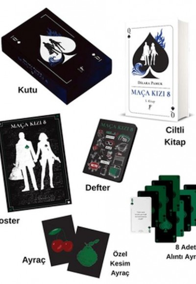 Maça Kızı 8 - 5. Kitap Kutulu