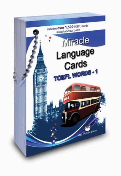 Miracle Language Cards İngilizce Dil Kartları / TOEFL Words 1