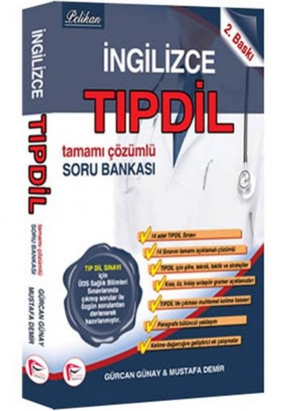 Pelikan Tıp Dil İngilizce Tamamı Çözümlü Soru Bankası 2014