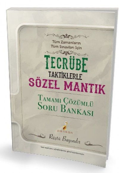 Pelikan Sözel Mantık Tamamı Çözümlü Soru Bankası