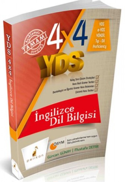 Pelikan 4x4 YDS İngilizce Dil Bilgisi