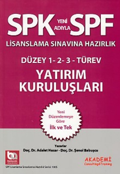 SPK-SPF Yatırım Kuruluşları