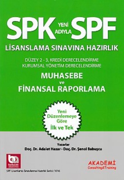 SPK-SPF Muhasebe ve Finansal Raporlama
