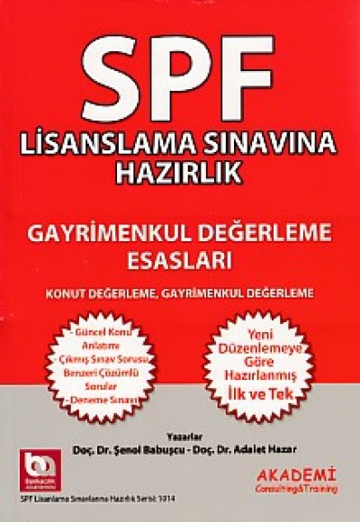 SPF Gayrimenkul Değerleme Esasları