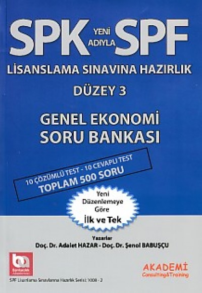 SPK-SPF Genel Ekonomi Soru Bankası