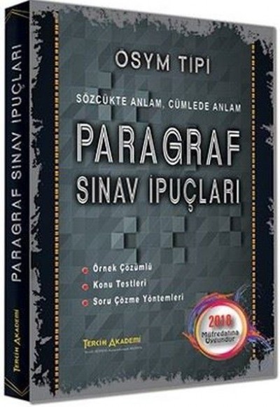 Tercih 2018 Paragraf Sınav İpuçları