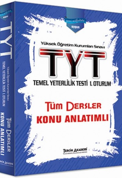 Tercih Akademi YKS - TYT 1. Oturum Tüm Dersler Konu Anlatımlı (Yeni)