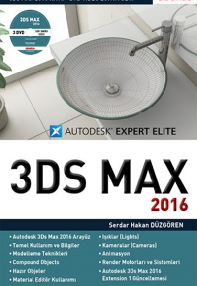 3DS MAX 2016 Eğitim Seti 3 DVD - 1 Kitap