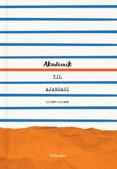 Çizgili Akademik Yıl Ajandası 2017-2018