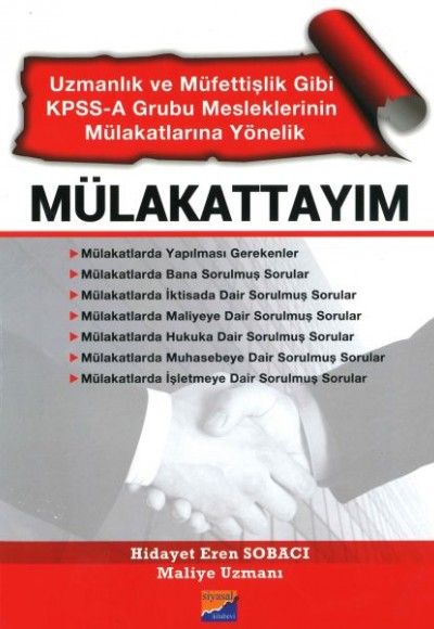 Uzmanlık ve Müfettişlik Gibi KPSS-A Grubu Mesleklerinin Mülakatlarına Yönelik