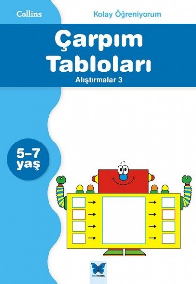 Collins Kolay Öğreniyorum - Çarpım Tabloları Alıştırmalar 2 (5-7 Yaş)