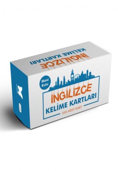 İngilizce Kelime Öğreten Kartlar 1. Kutu (Mavi Kutu)