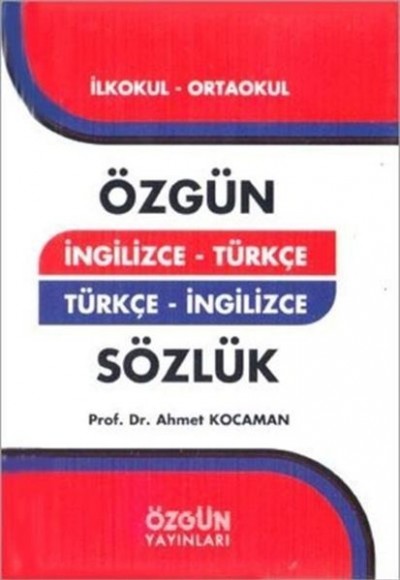 İngilizce - Türkçe Türkçe - İngilizce Sözlük