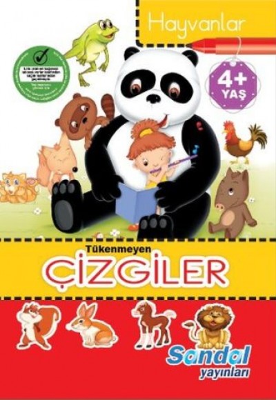 Tükenmeyen Çizgiler - Hayvanlar (4+ Yaş)