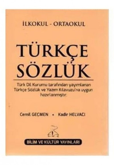 İlkokul Ortaokul Türkçe Sözlük