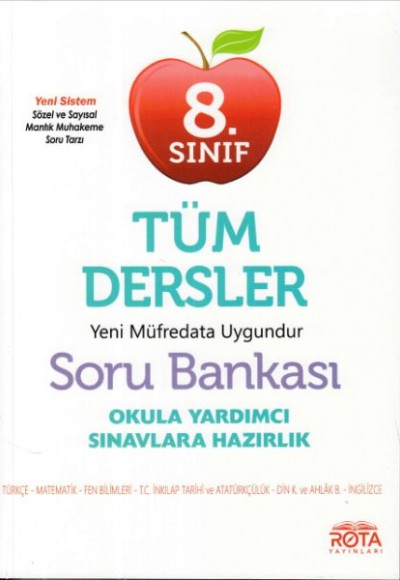 Rota 8. Sınıf Tüm Dersler Soru Bankası (Yeni)