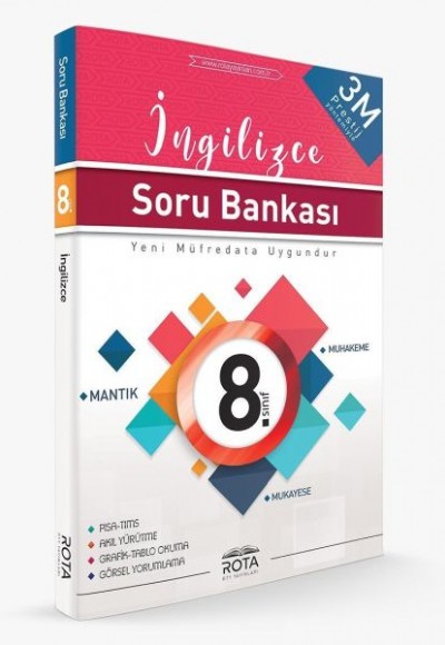 Rota 8. Sınıf İngilizce Soru Bankası 3m Prestij 3M Prestij (Yeni)