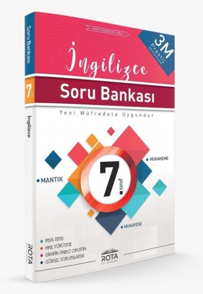 Rota 7. Sınıf İngilizce Soru Bankası 3M Prestij(Yeni)