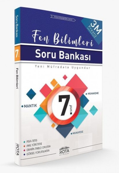 Rota 7.Sınıf Fen Bilimleri Soru Bankası 3M Prestij(Yeni)