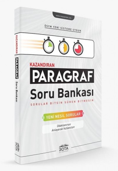 Rota Paragraf Kazandıran Soru Bankası (Yeni)