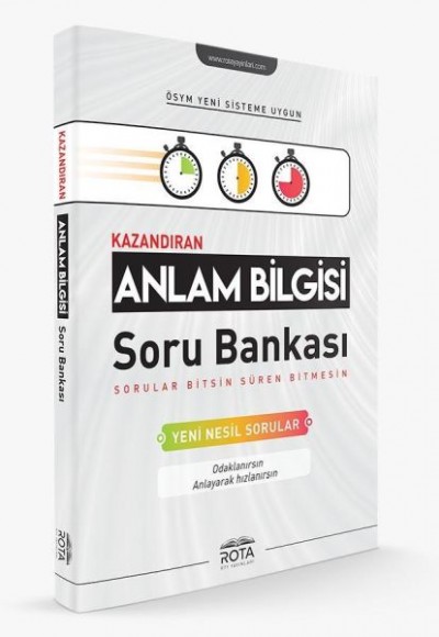 Rota Kazandıran Anlam Bilgisi Soru Bankası (Yeni)