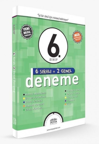 Rota 6.Sınıf 6 Sıralı 2 Genel Deneme (Yeni)