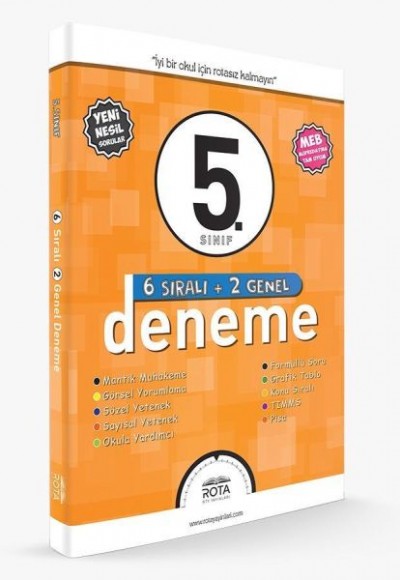 Rota 5. Sınıf 6 Sıralı 2 Genel Deneme (Yeni)