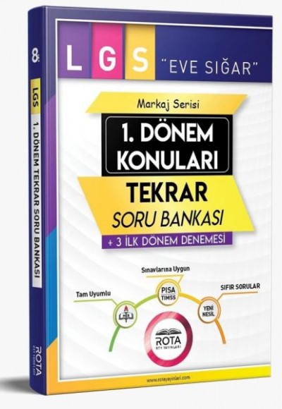 LGS Eve Sığar 1.Dönem Konuları Tekrar Soru Bankası+Deneme