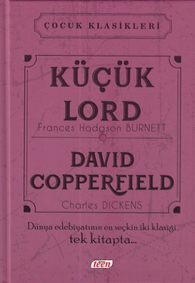Çocuk Klasikleri - Küçük Lord - David Copperfield (Ciltli)