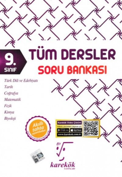 Karekök 9. Sınıf Tüm Dersler Soru Bankası (Yeni)