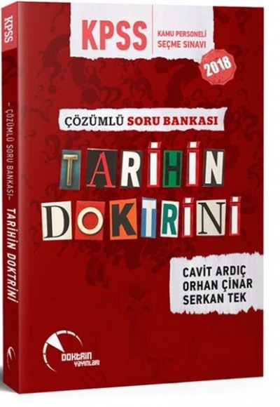 Doktrin 2018 KPSS Tarihin Doktrini Çözümlü Soru Bankası