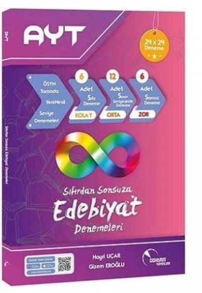 Doktrin Yayınları AYT Edebiyat Sıfırdan Sonsuza 24x24 Deneme