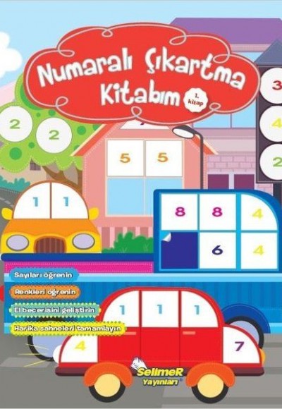 Numaralı Çıkartma Kitabım 1