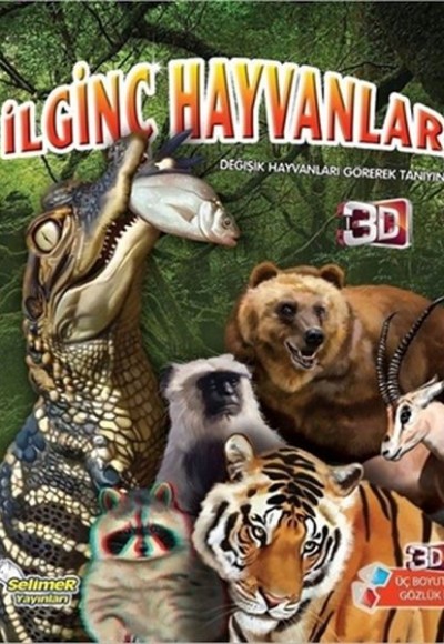 İlginç Hayvanlar - 3D Gözlük Hediyeli