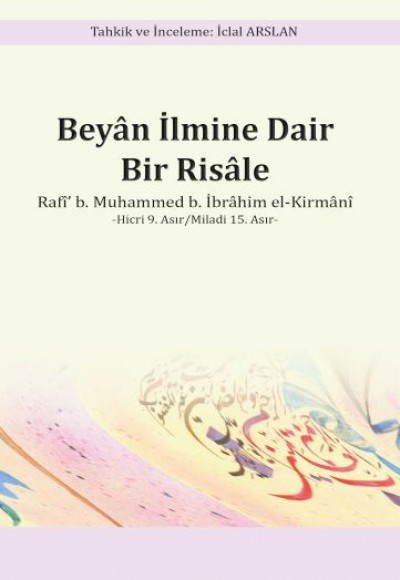 Beyan İlmine Dair Bir Risâle