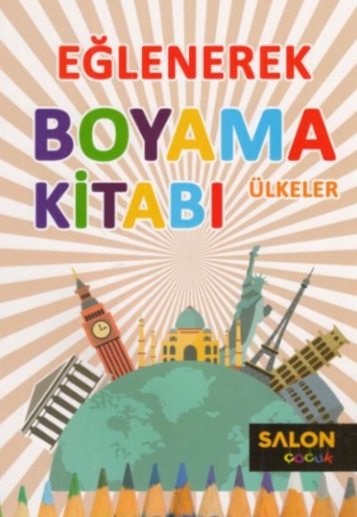 Eğlenerek Boyama Kitabı - Ülkeler