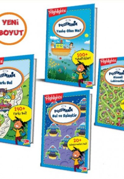 Highlights Puzzlemania (On The Go Serisi) 4'lü Set