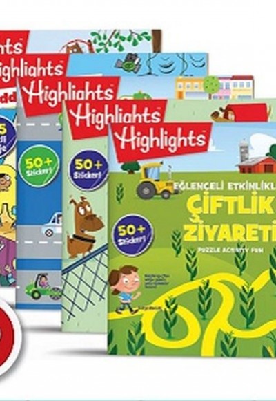 Highlights Sticker Eğlenceli Etkinliklerle Hikayeli Bulmaca 5'li Set