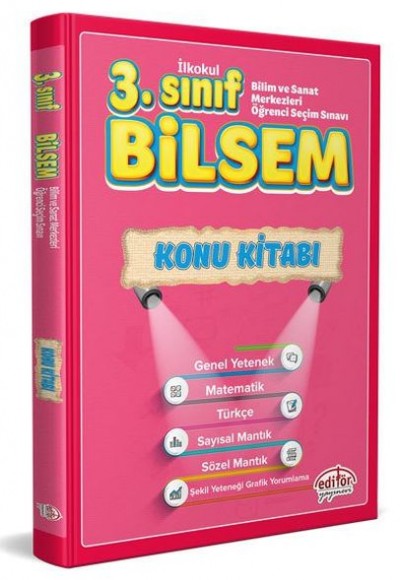 Editör 3. Sınıf Bilsem Konu Kitabı