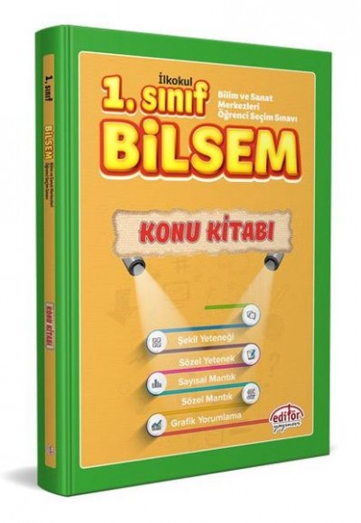 Editör 1. Sınıf Bilsem Konu Kitabı